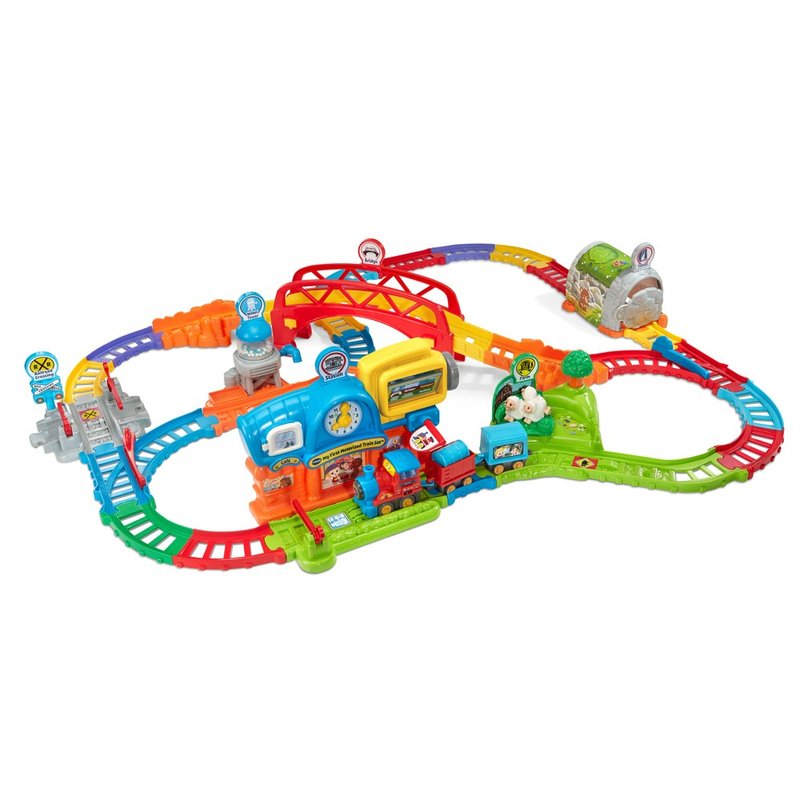 Vtech　嘟嘟車系列-森林電動火車鐵路軌道組 - 寶寶/兒童玩具/玩偶 - 塑膠 