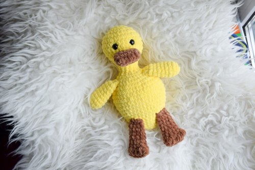 goose snuggle lovey, ducky baby cuddle toy, boho nursery decor toy ...