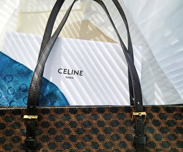 Medieval beauty product CELINE with dust bag black flower to