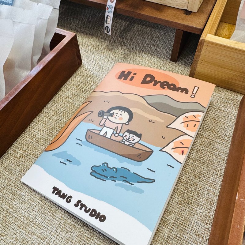 【唐小糖】冒險夢想家 可愛A6蓋章書寫本/啞膜車線本/手賬本 - 筆記簿/手帳 - 紙 多色