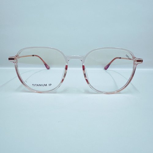 EGlasses。眼鏡物語 站內最高等級UV420濾藍光0度眼鏡│彈性鈦合金流行款T18909-C7