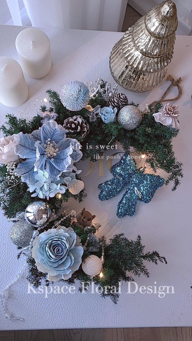 Christmas everlasting wreath crafting class - Plants & Floral Arrangement - Plants & Flowers 