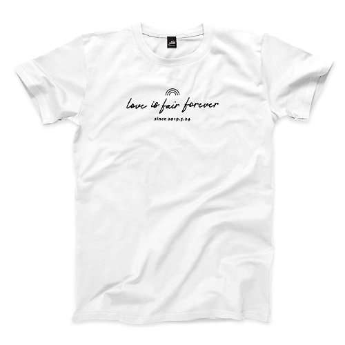 ViewFinder 愛平等 - 白 - 中性版T恤