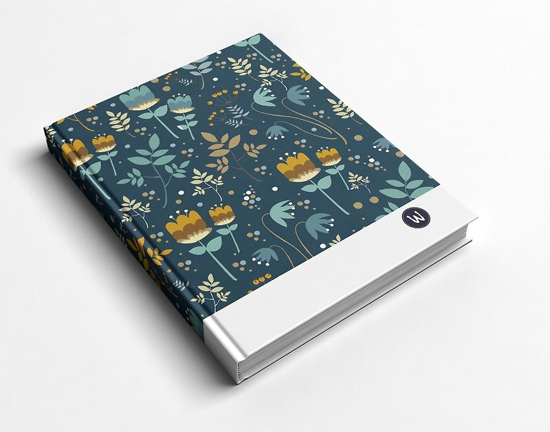 Rococo strawberry WELKIN handmade_handmade book/notebook/handbook/diary-garden at night - สมุดบันทึก/สมุดปฏิทิน - กระดาษ 