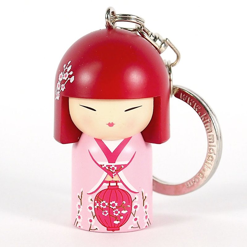 Key ring-Ai delicate and soft temperament [Kimmidoll and blessing doll] - Keychains - Other Materials Pink