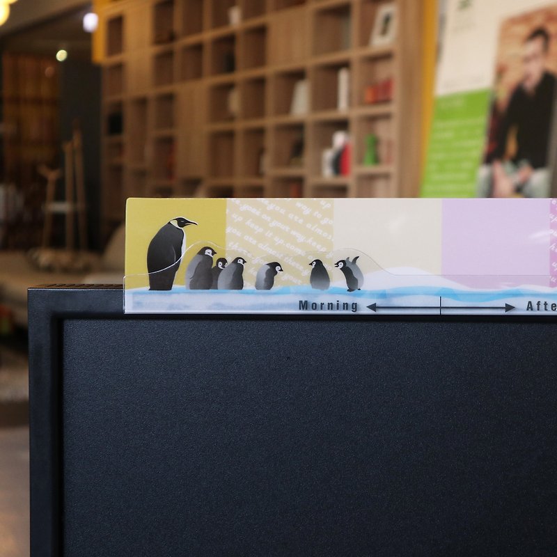 絕版出清 歐士OSHI 夾心備忘板-企鵝家族 螢幕留言 桌面整理 - 其他 - 塑膠 多色