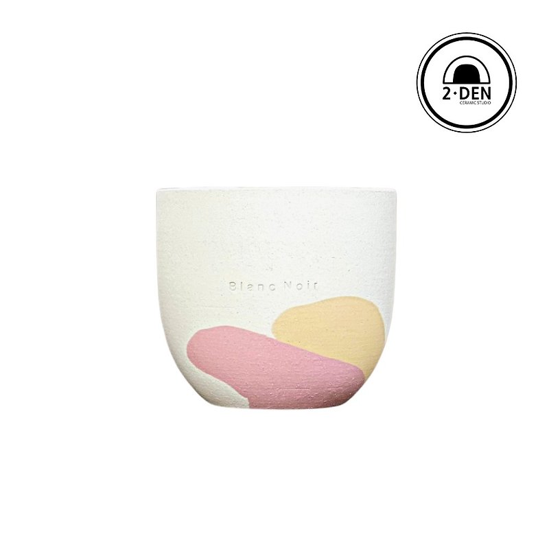 【韓国 2DEN Studio】Blanc Noir シリーズ_Parti Color Pawn Pottery Pot_Pastel - 観葉植物 - 陶器 多色
