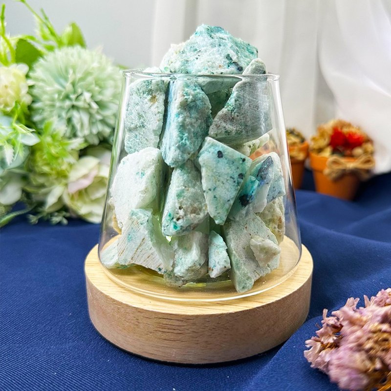 【MU工坊】鳳凰石擴香石夜燈/水晶擴香燈/碎石/室內香薰/淨化小夜 - 香氛/精油/擴香 - 其他材質 
