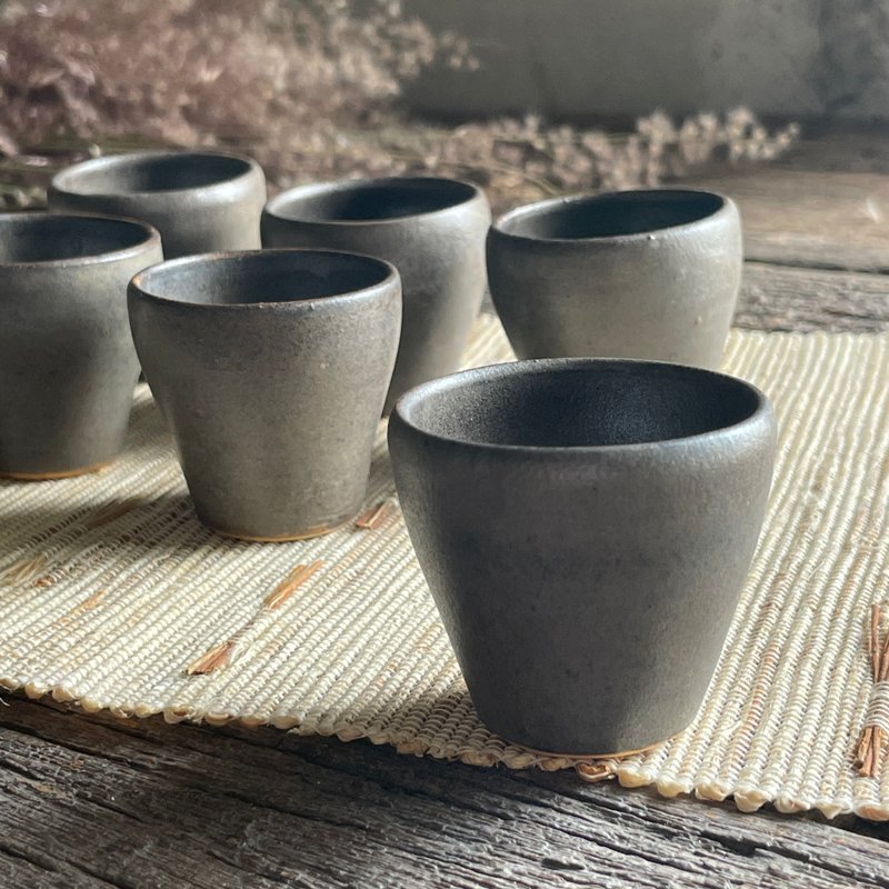 茶杯_墨綠烏金 - 茶壺/茶杯/茶具 - 陶 黑色