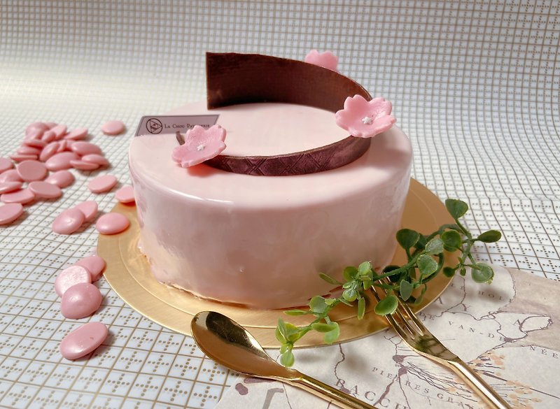 ピンクの女の子 - ケーキ・デザート - その他の素材 ピンク