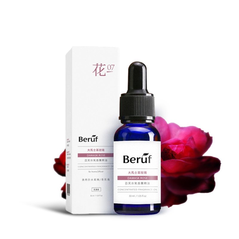 Berùf Fragrance Oil Floral Fragrance Damask Rose High Concentration Water Soluble - น้ำหอม - แก้ว 