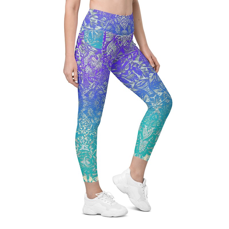 Liuyingchieh The Significant Travel Gradient Pocket Moisture-wicking Yoga Pants - Women's Yoga Apparel - Polyester Purple