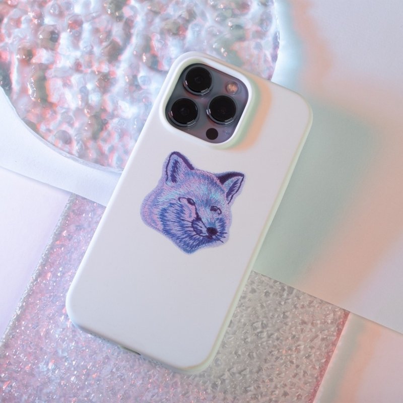 Native Union | Maison Kitsuné iPhone 13 聯名手機殼-冰薄荷 - 手機配件 - 矽膠 白色