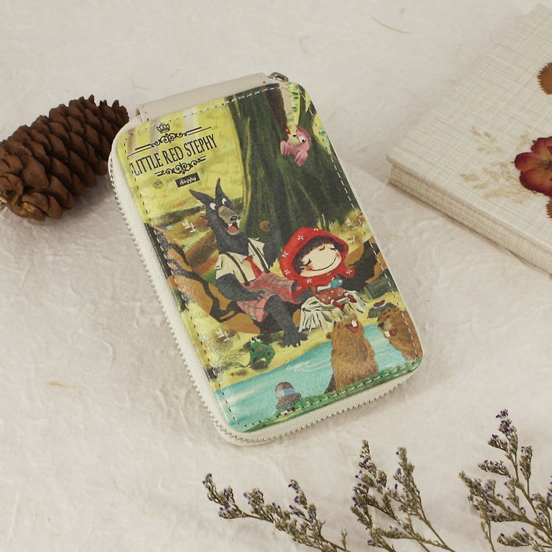 stephy Little Red Riding Hood-Key Case/Card Case Keychain Case SB029-FK - Keychains - Eco-Friendly Materials 