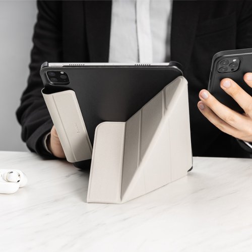 SwitchEasy 魚骨牌 【適配2025最新】iPad Origami多角度支架折疊保護殼