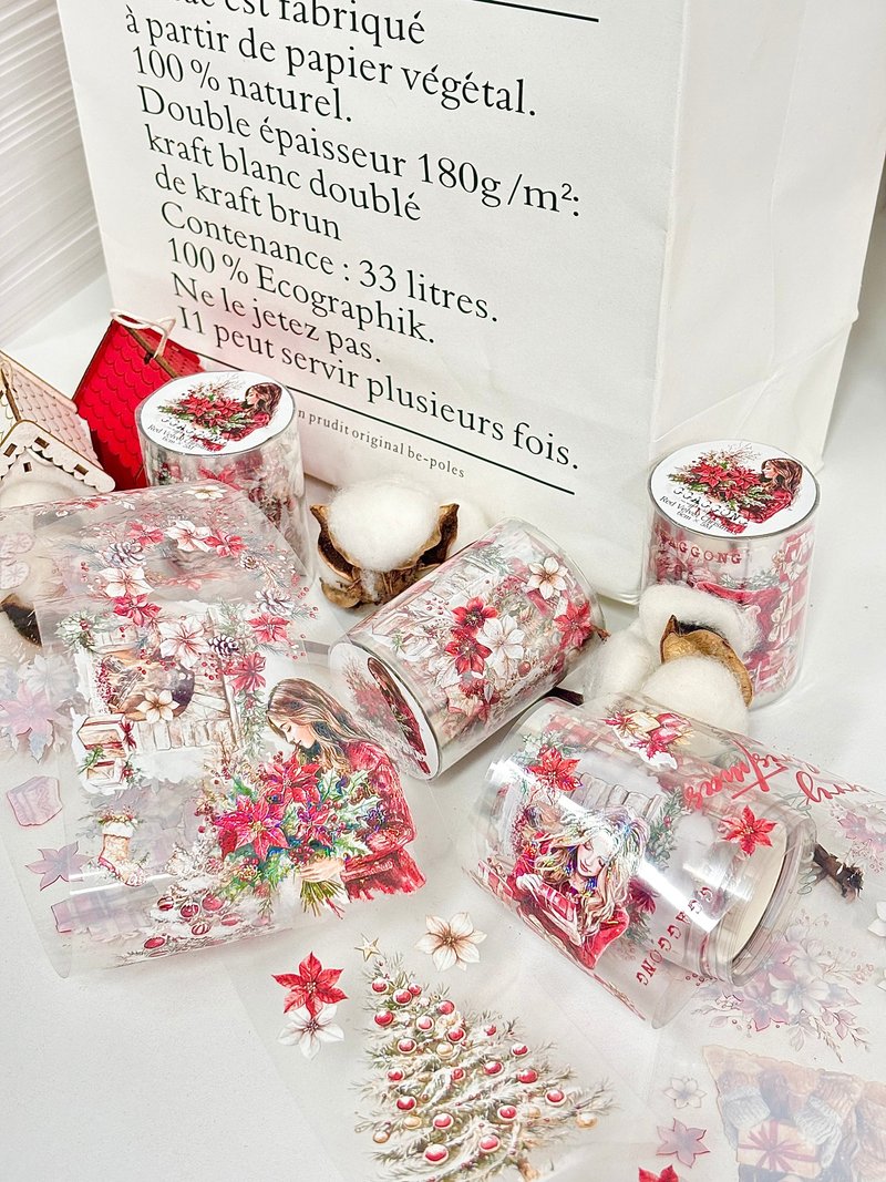 Red Velvet Christmas PET Tape - Washi Tape - Other Materials 