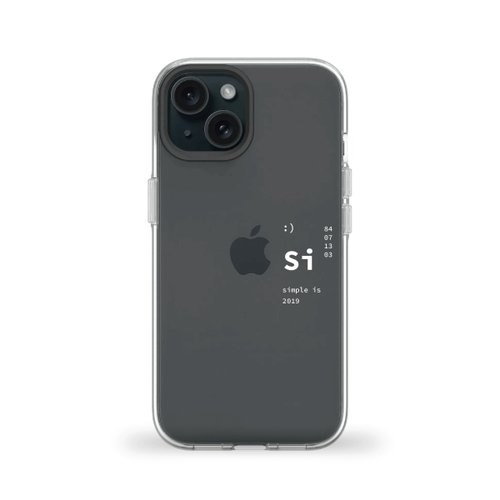 Simple is 客製化 元素表 Clear 透明手機殼