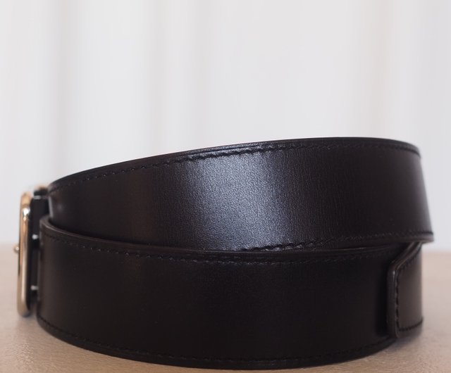 HERMES エルメス ケープコッド ベルト サイズ 90 メンズ ブラック