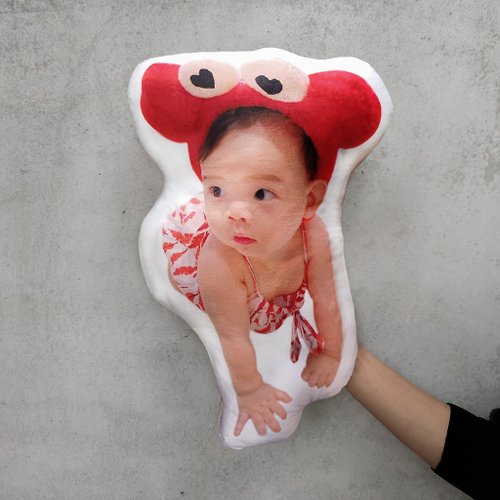 Daagogo 打勾勾 | 客製設計 人物照片仿真抱枕 嬰兒 小孩 母親節 禮物 枕頭 (宅配)