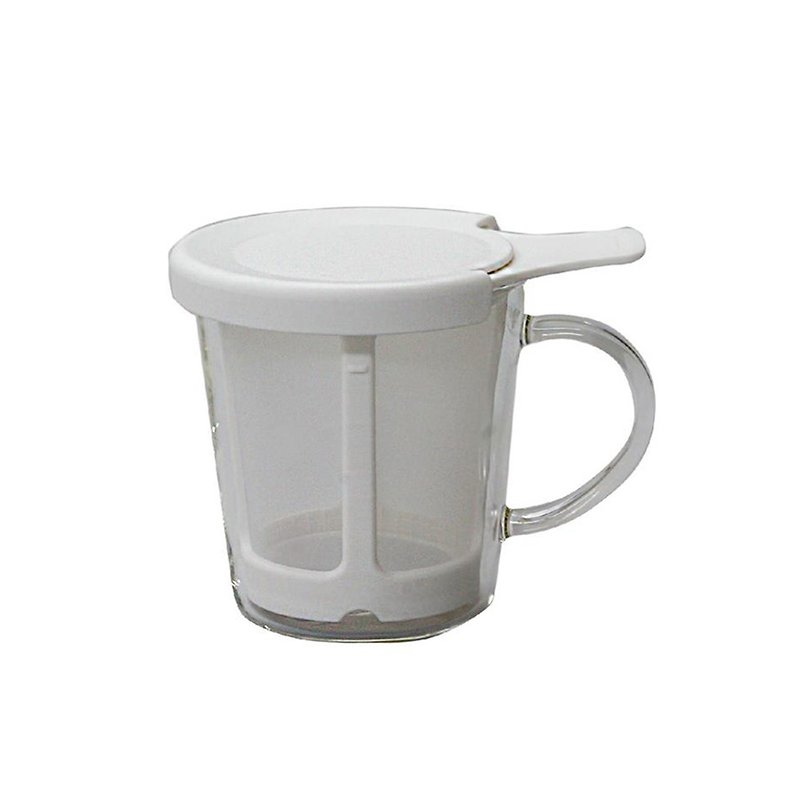 Two-color lightweight tea cup 200 - ถ้วย - แก้ว ขาว
