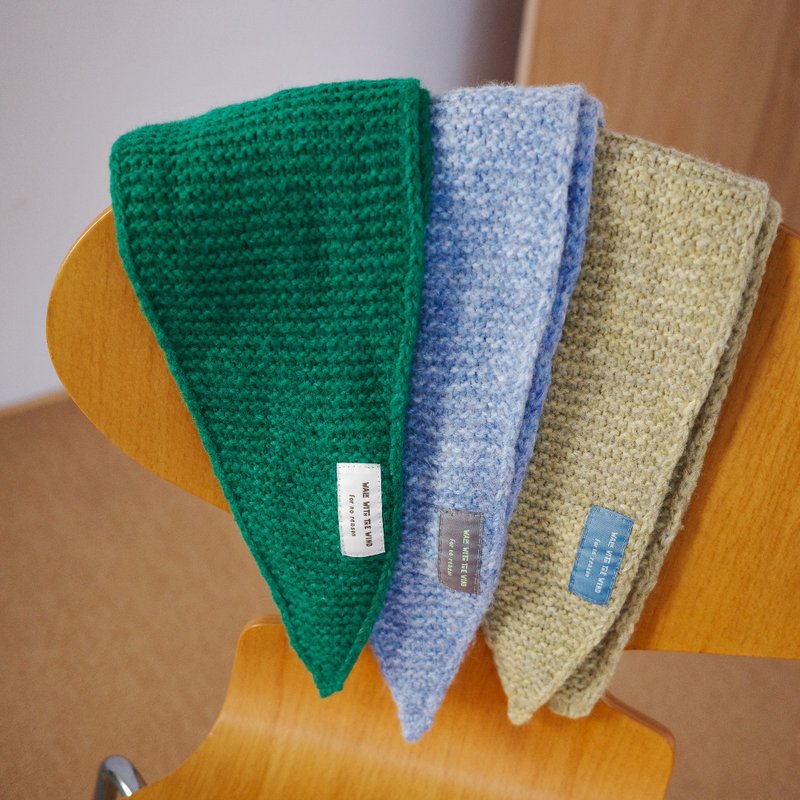 walk with the wind 蘇菲針織小圍巾 - 圍巾/披肩 - 其他人造纖維 多色