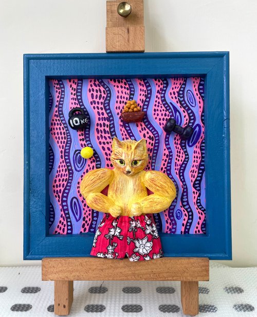 【国内配送】 ショップ - 粘土立体絵画 Weave Pinkoi - ウォールデコ・壁紙 Yard 絵画