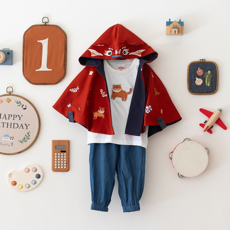 小布物 | 抓周服裝租借-斗篷款 - 男/女童裝 - 棉．麻 