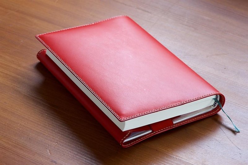 Book cover A5 size color order - Notebooks & Journals - Genuine Leather Multicolor