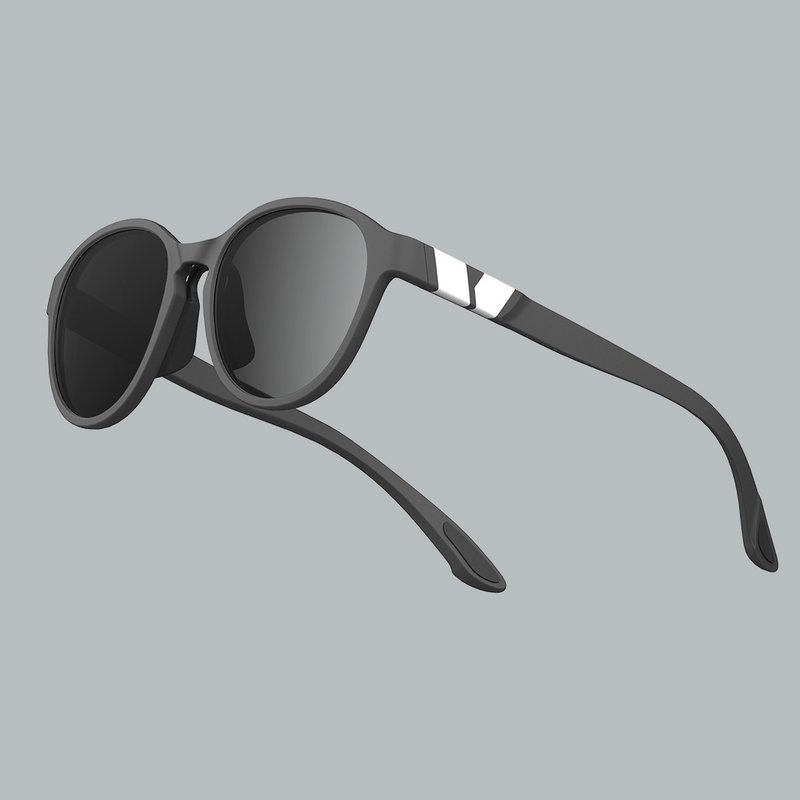 TRITON S2 Fully Resistant Seawater Sunglasses-Dark Tide Black (Round Frame) - แว่นกันแดด - วัสดุอีโค สีดำ