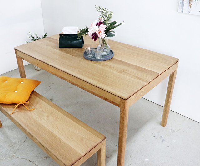 Muji table online bench