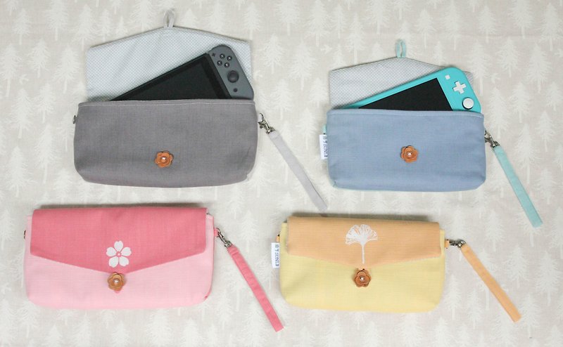 【客製】 Nintendo Switch 布製收納包/防撞包/手拿包/NS包 - 其他 - 棉．麻 多色