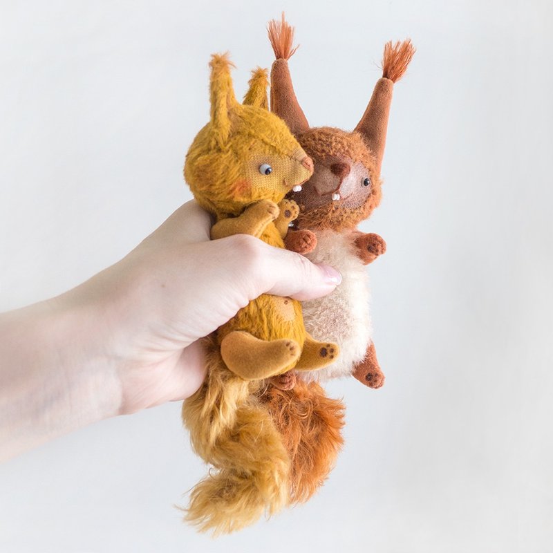 Teddy Squirrel - 公仔/玩偶 - 其他材質 橘色