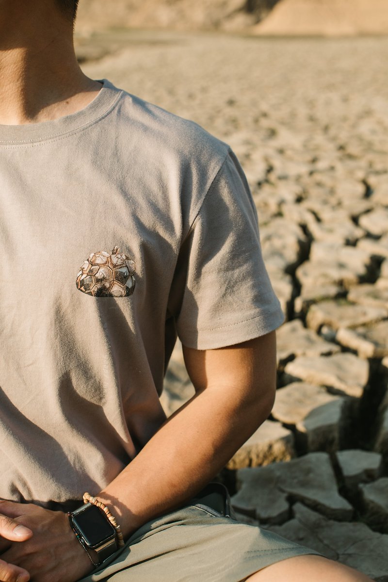 Dioscorea Elephantipes T-shirt - Unisex Hoodies & T-Shirts - Cotton & Hemp Khaki