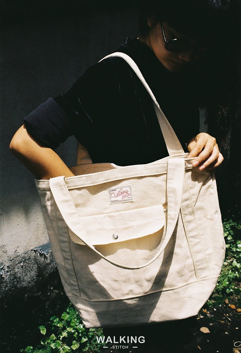 Original Tote bag - 其他 - 棉．麻 白色