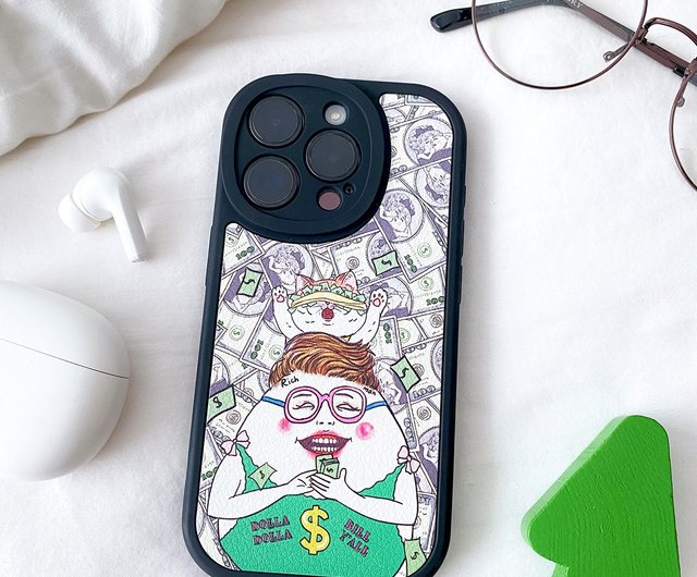お金を全部ちょうだい - iPhone 13-16 携帯電話ケース (フル