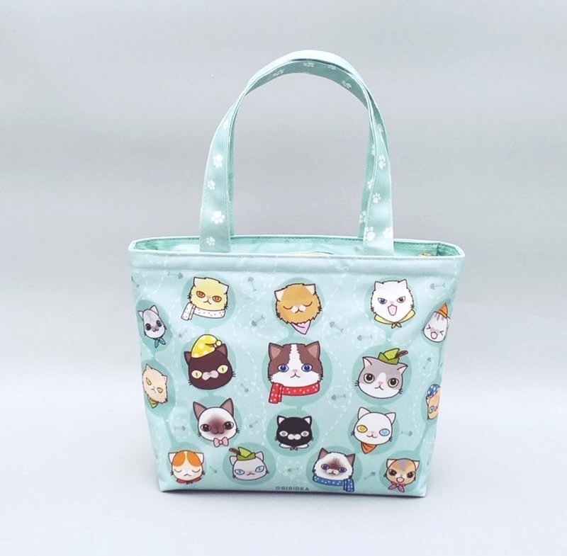 Cat Kingdom Bag - 手提包/手提袋 - 防水材質 綠色
