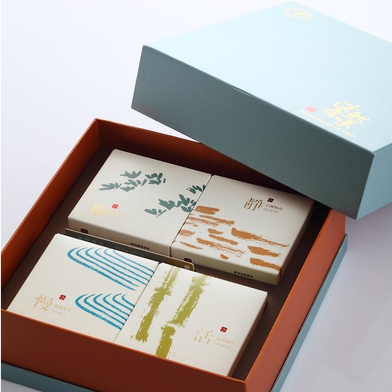 【ドイツiFデザイン賞】静かでゆっくりとしたお茶のギフトボックス 新年ギフトボックス - お茶 - 紙 