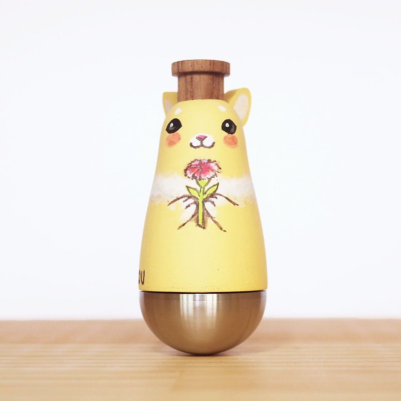 Wen Sen Di – Carnation Rabbit KAZOO Doll - กีตาร์เครื่องดนตรี - ไม้ สีเหลือง