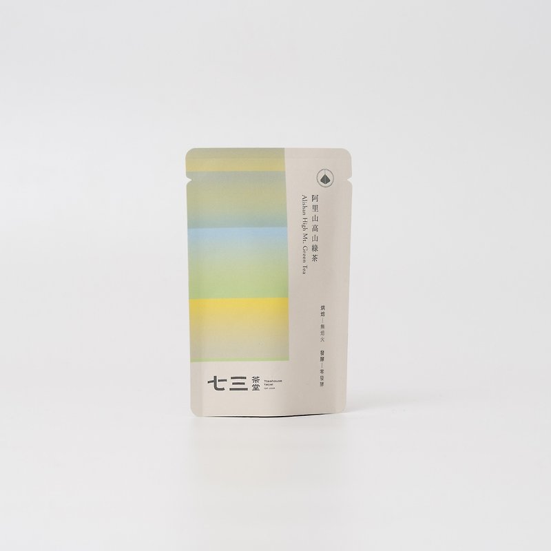 Qisan Tea Hall Three-dimensional Tea Bag | Alishan Alpine Green Tea 1 pack – single package - ชา - กระดาษ หลากหลายสี