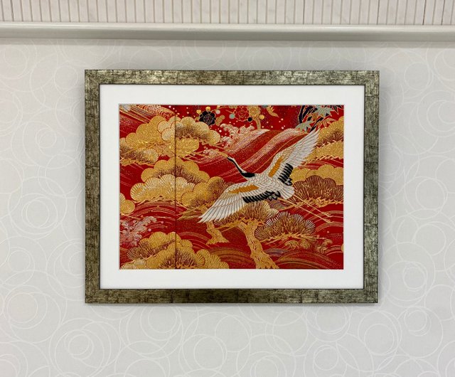 天然石アートパネル 鶴のデザイン 天然石アートパネル 鶴のデザイン 楽天市場】鶴 絵の通販