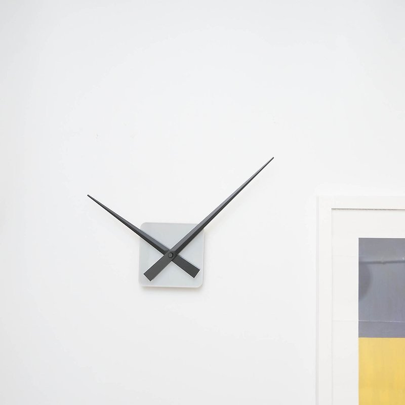 LOO DIY Wall Clock. Gray - Clocks - Acrylic Gray