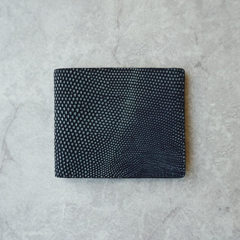 Blue men's Italian leather wallet - Wallets - Genuine Leather 