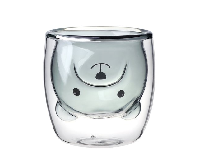 bear double layer glass - Shop GOODGLAS Cups - Pinkoi