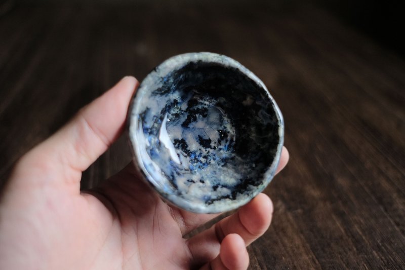 Mahakala・薩婆訶・厚的皿 - 香氛蠟燭/燭台 - 陶 黑色