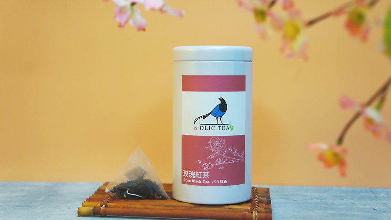 DLIC TEA | Rose Black Tea-Tea Bag 3g x 30 count - ชา - อาหารสด สีแดง