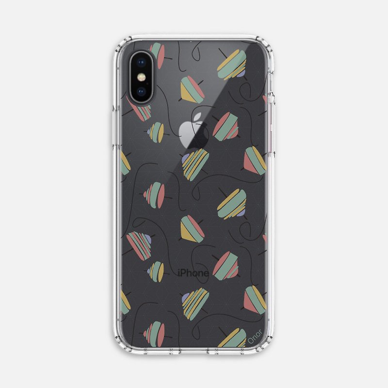 iPhone X-Japanese Painting 【Retro Top】crystals phone case - Phone Cases - Plastic Transparent