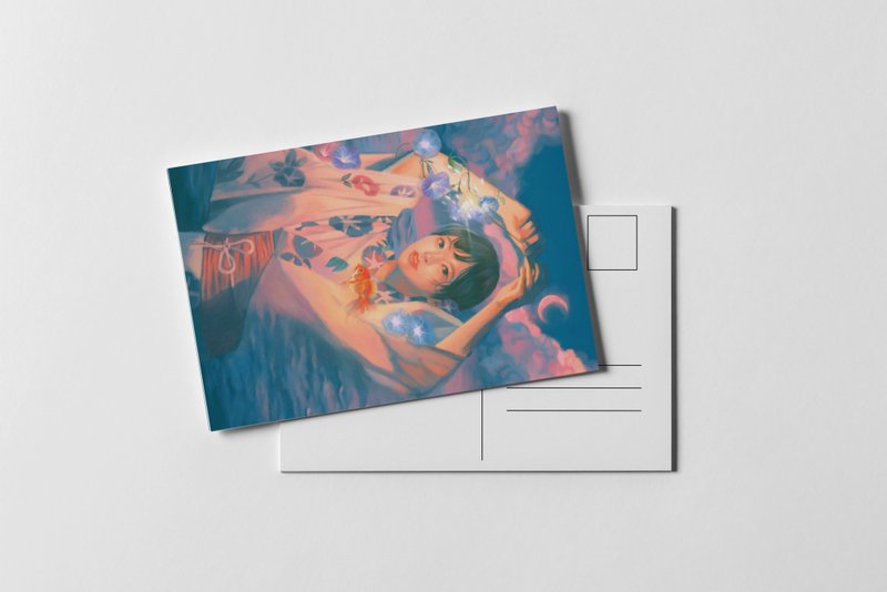 Dream Series Postcard Morning Glory - Cards & Postcards - Paper 