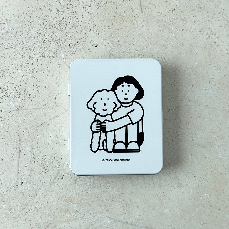 Mori Tin case - 收納箱/收納用品 - 其他金屬 白色