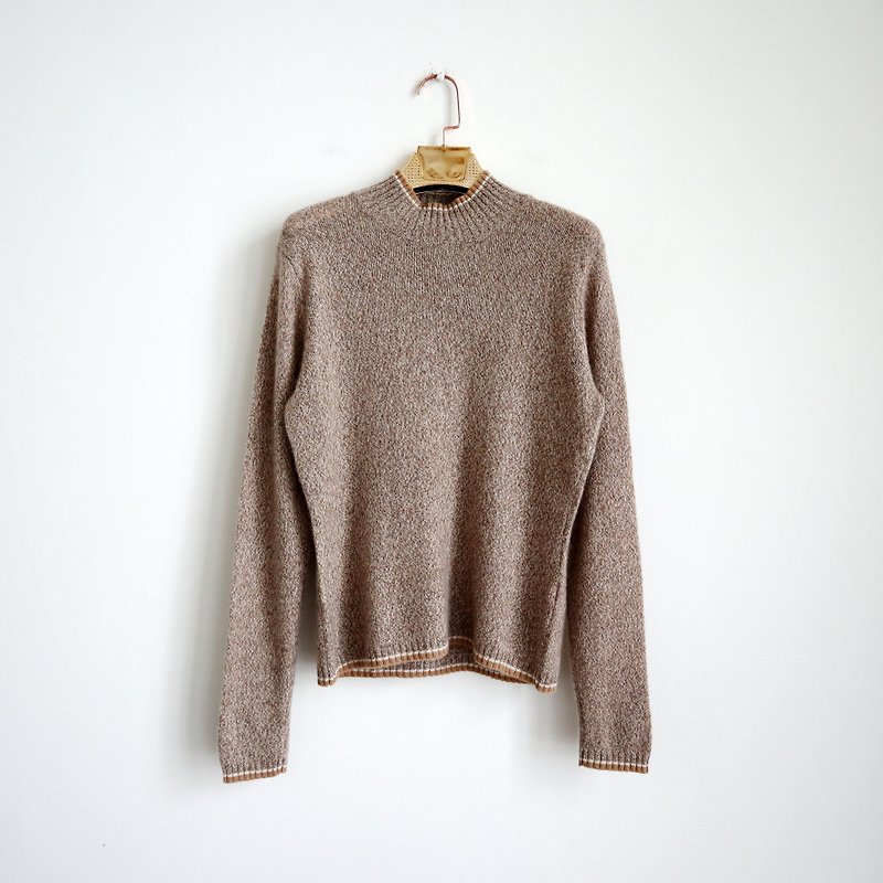 Pumpkin Vintage. Cashmere cashmere pullover senior sweater - Women's Sweaters - Wool Khaki
