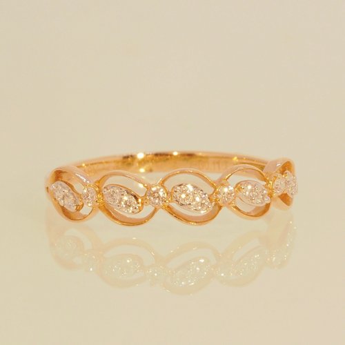 IRIZA Jewellery 18K金鑽石 Wavo 戒指 18K Gold The Diamond Wavo Ring